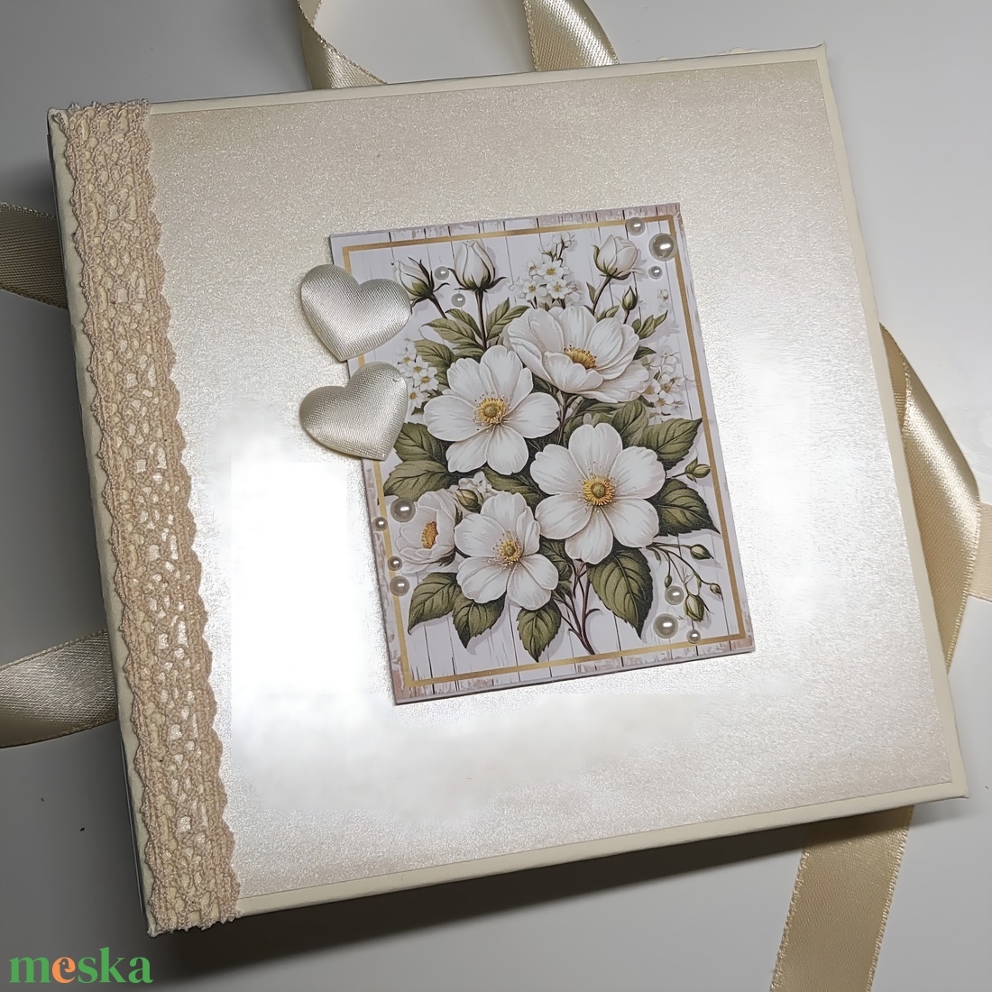 Esküvői Emlékalbum / Fotóalbum / Scrapbook - esküvő - emlék & ajándék - album & fotóalbum - Meska.hu
