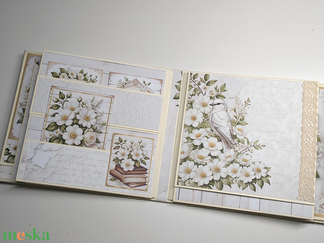 Esküvői Emlékalbum / Fotóalbum / Scrapbook - esküvő - emlék & ajándék - album & fotóalbum - Meska.hu