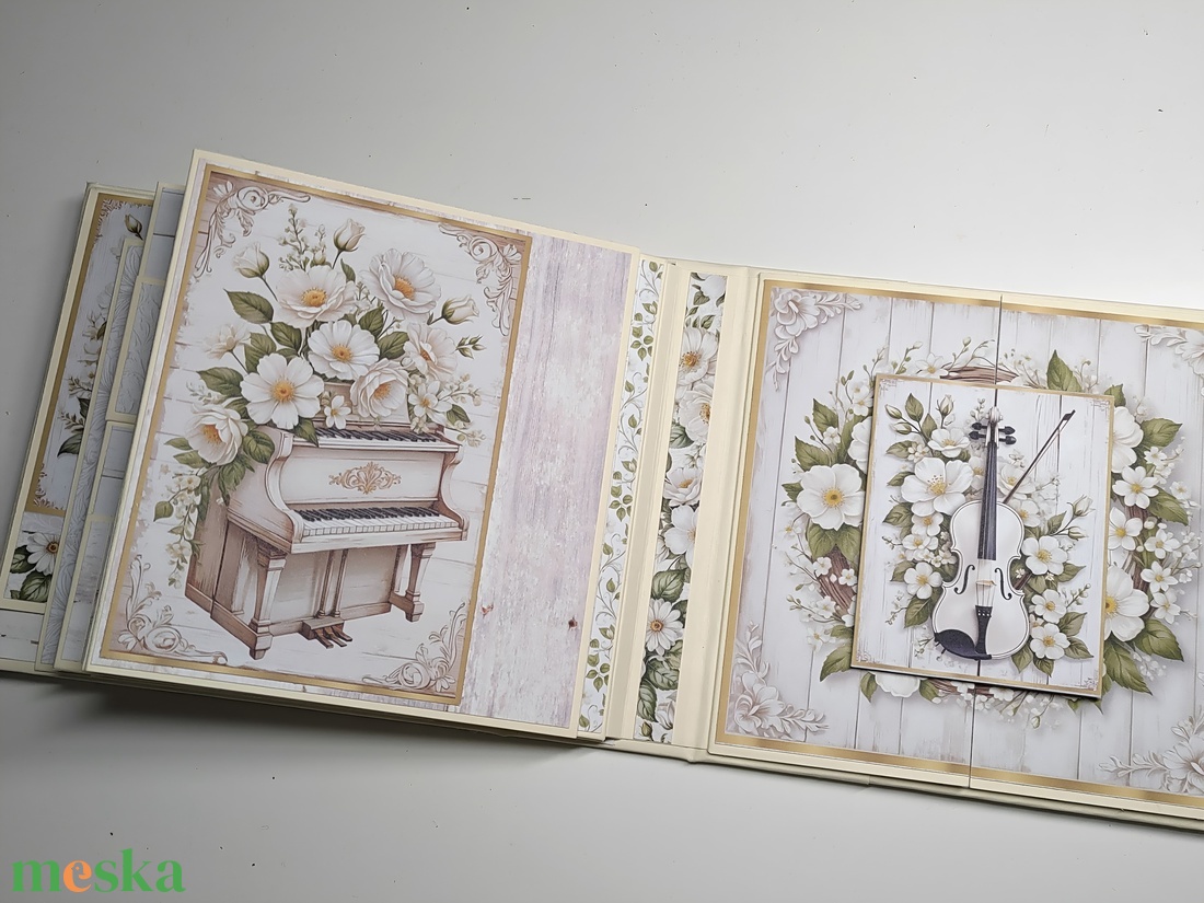 Esküvői Emlékalbum / Fotóalbum / Scrapbook - esküvő - emlék & ajándék - album & fotóalbum - Meska.hu