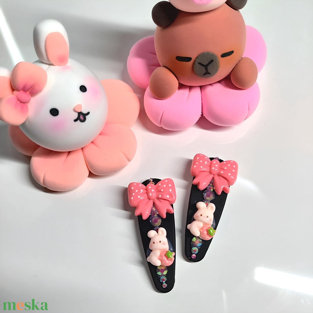 Kisméretű hajcsat - ruha & divat - hajdísz & hajcsat - hajcsat & hajtű - Meska.hu