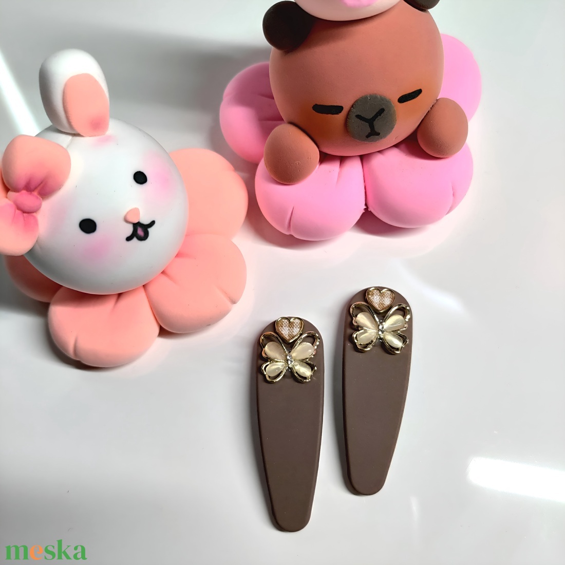 Kisméretű hajcsat - ruha & divat - hajdísz & hajcsat - hajcsat & hajtű - Meska.hu