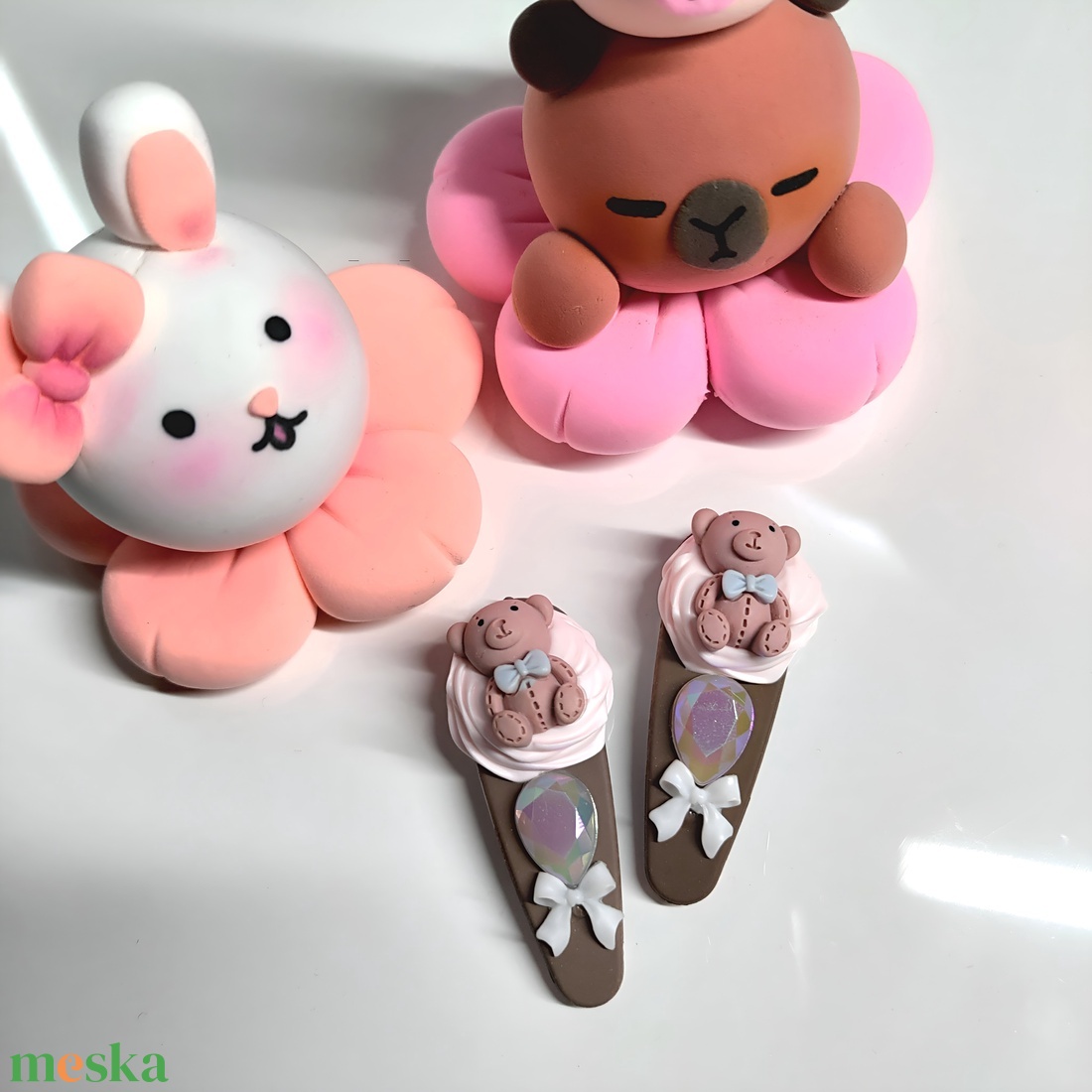 Kisméretű hajcsat - ruha & divat - hajdísz & hajcsat - hajcsat & hajtű - Meska.hu