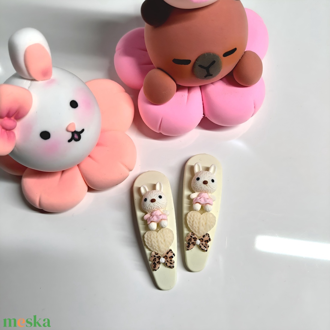 Kisméretű hajcsat - ruha & divat - hajdísz & hajcsat - hajcsat & hajtű - Meska.hu