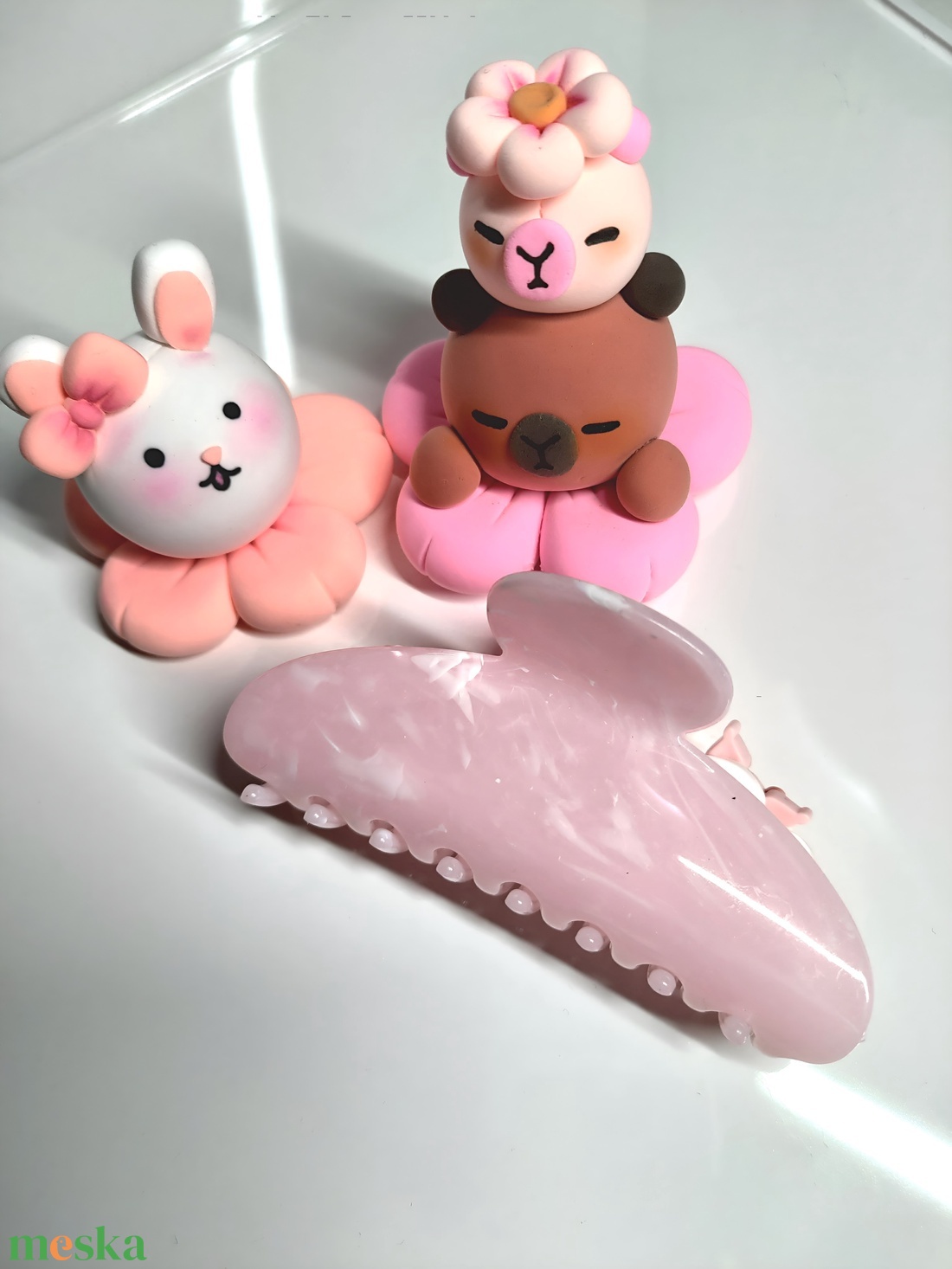 Nagyméretű hajcsat - ruha & divat - hajdísz & hajcsat - hajcsat & hajtű - Meska.hu