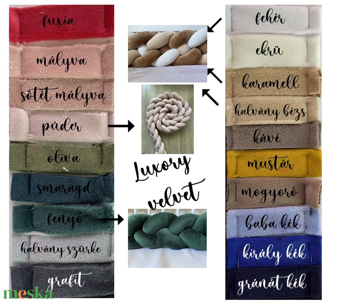 Luxory soft bársony fonott rácsvédő - otthon & életmód - babaszoba, gyerekszoba - rácsvédő & baldachin - Meska.hu Luxory soft bársony fonott rácsvédő - otthon & életmód - babaszoba, gyerekszoba - rácsvédő & baldachin - Meska.hu
