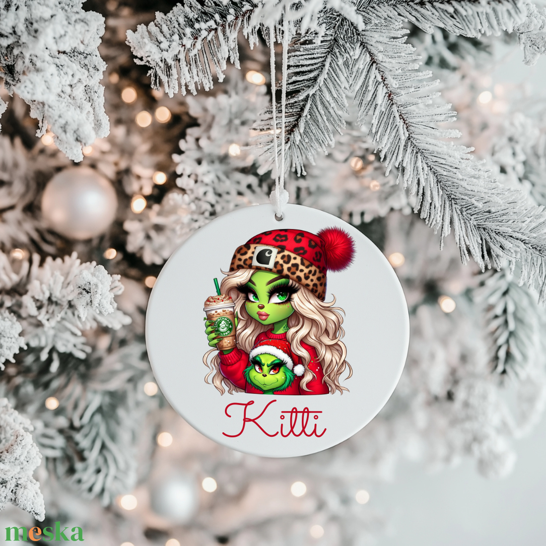 Grincselina díszek névre szólóan - karácsony - karácsonyi lakásdekoráció - karácsonyfadíszek - Meska.hu Grincselina díszek névre szólóan - karácsony - karácsonyi lakásdekoráció - karácsonyfadíszek - Meska.hu