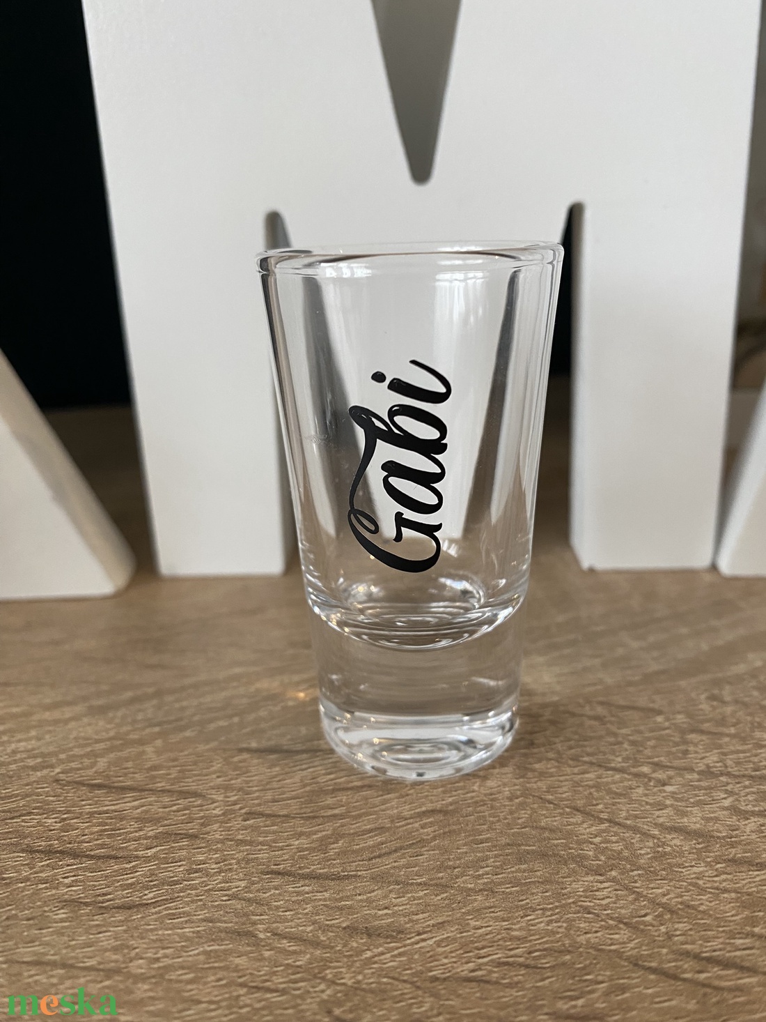 Egyedi névre szóló feles poharak - esküvő - emlék & ajándék - nászajándék - esküvői pohár, pohárszett - Meska.hu