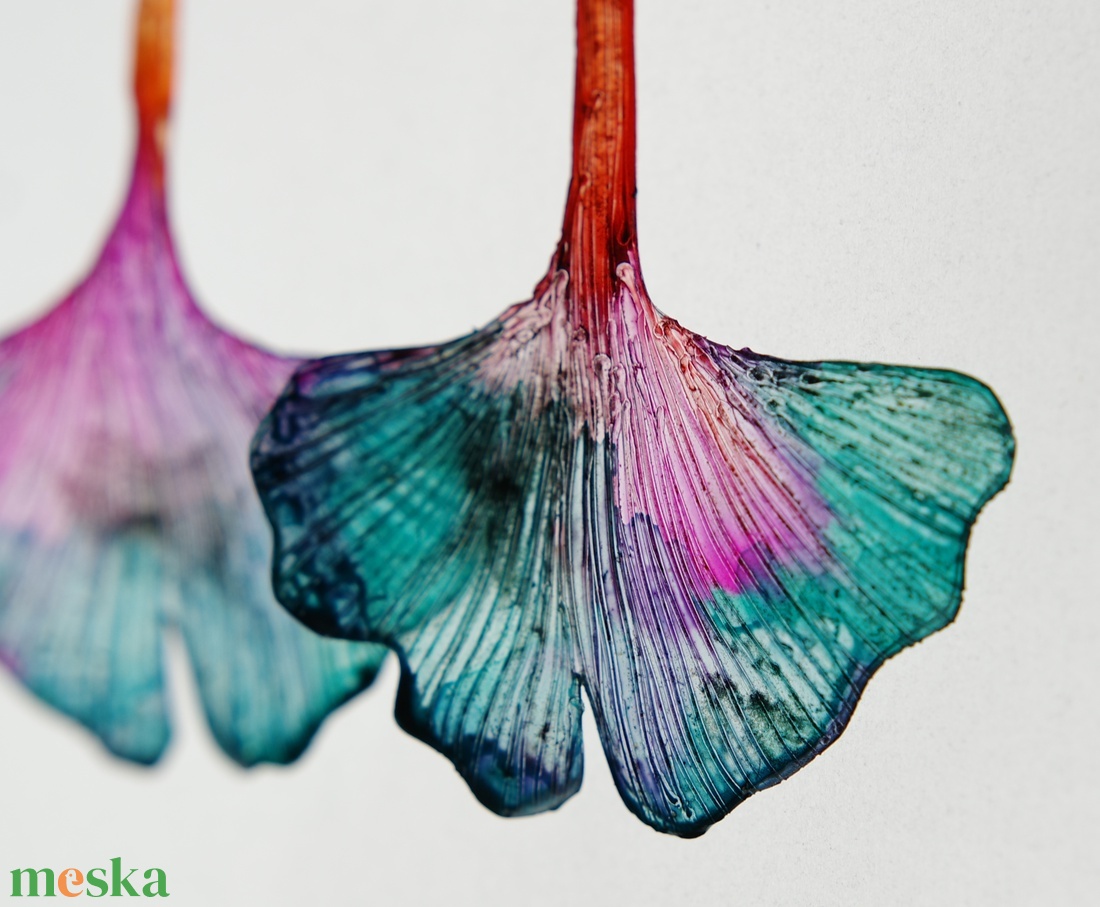 Ginkgo fülbevaló - fenntartható ékszer - ékszer - fülbevaló - lógó fülbevaló - Meska.hu Ginkgo fülbevaló - fenntartható ékszer - ékszer - fülbevaló - lógó fülbevaló - Meska.hu