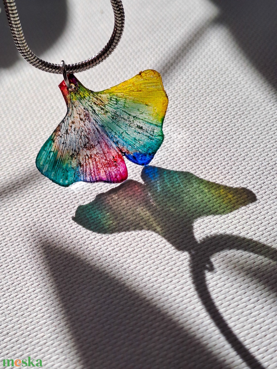 Ginkgo karkötő - fenntartható ékszer - ékszer - karkötő - charm karkötő - Meska.hu
