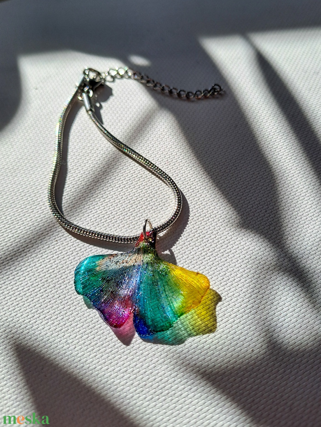 Ginkgo karkötő - fenntartható ékszer - ékszer - karkötő - charm karkötő - Meska.hu