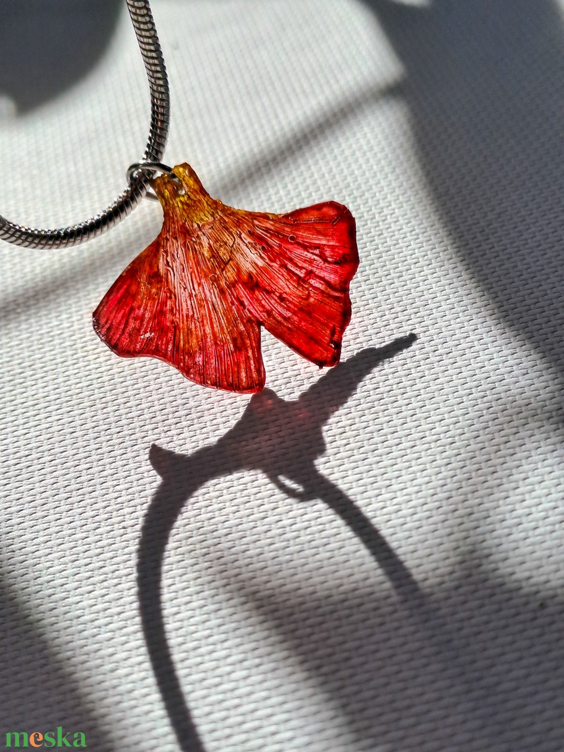 Ginkgo karkötő - fenntartható ékszer - ékszer - karkötő - charm karkötő - Meska.hu