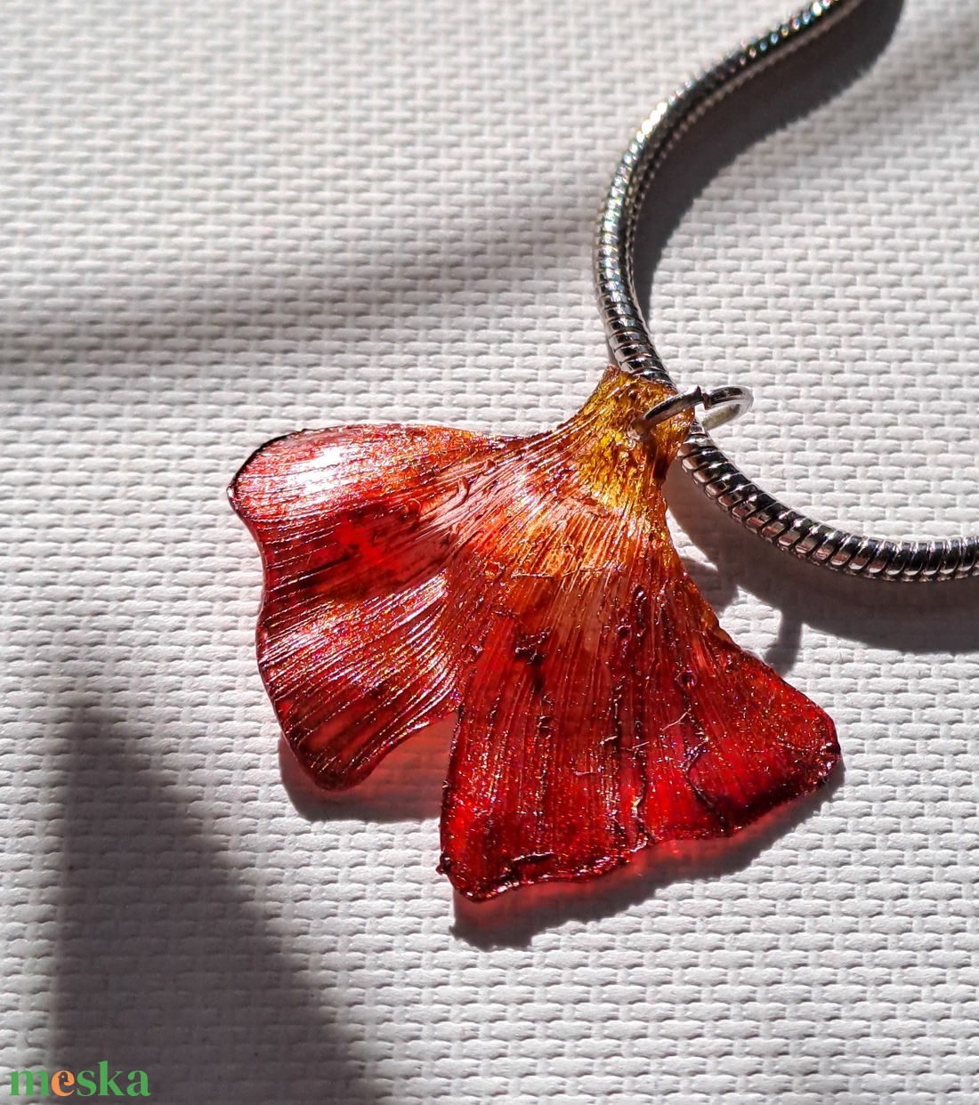 Ginkgo karkötő - fenntartható ékszer - ékszer - karkötő - charm karkötő - Meska.hu