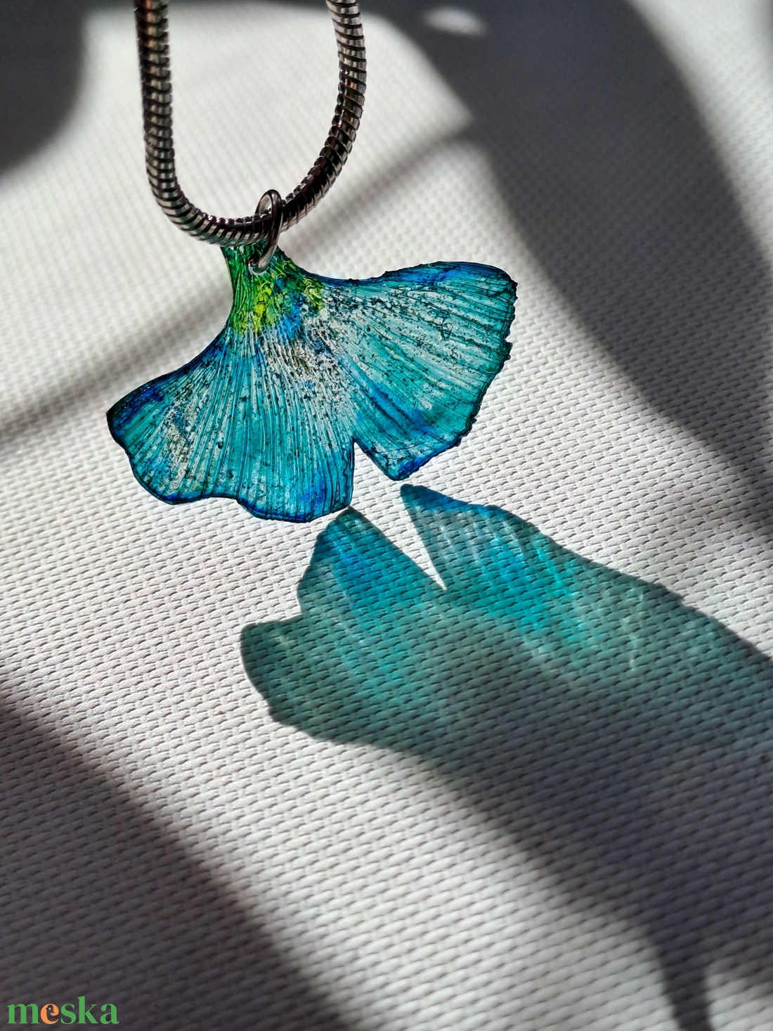 Ginkgo karkötő - fenntartható ékszer - ékszer - karkötő - charm karkötő - Meska.hu