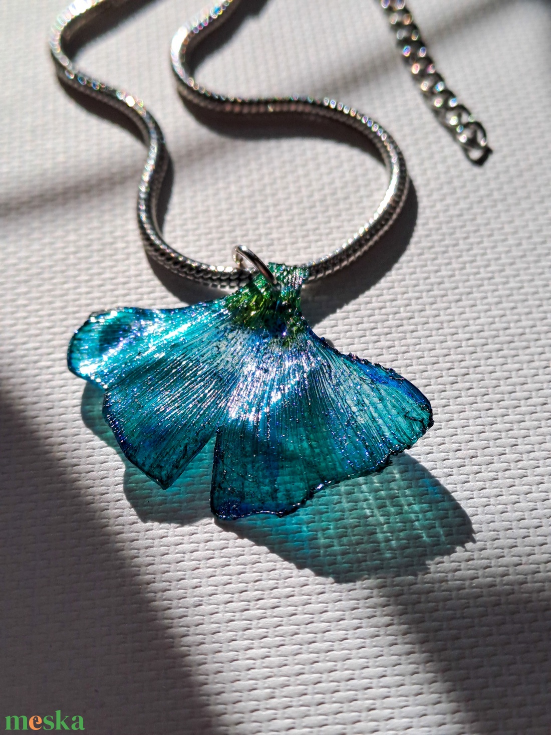 Ginkgo karkötő - fenntartható ékszer - ékszer - karkötő - charm karkötő - Meska.hu