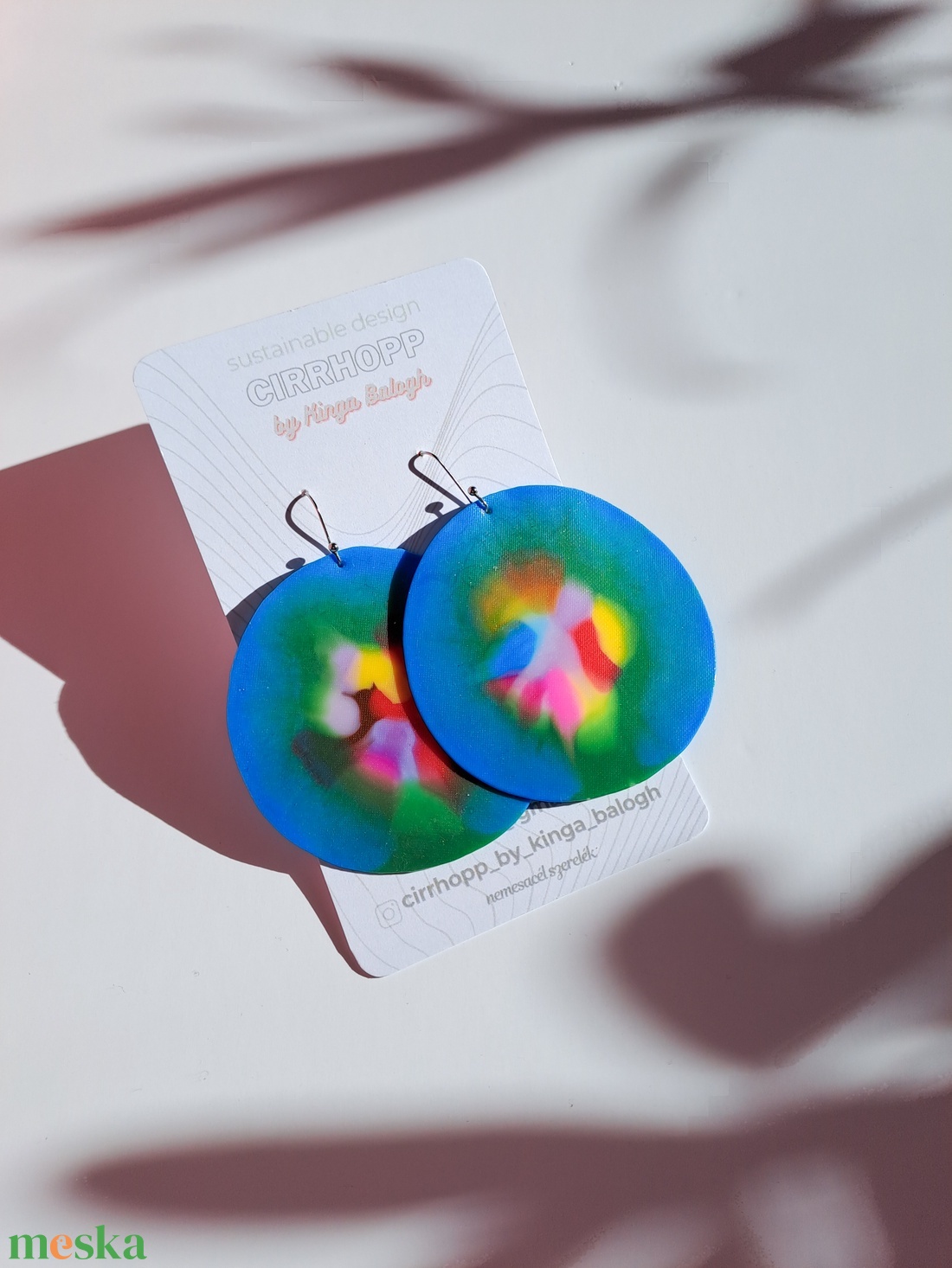 NEWFusion fülbevaló - fenntartható ékszer - ékszer - fülbevaló - lógó fülbevaló - Meska.hu