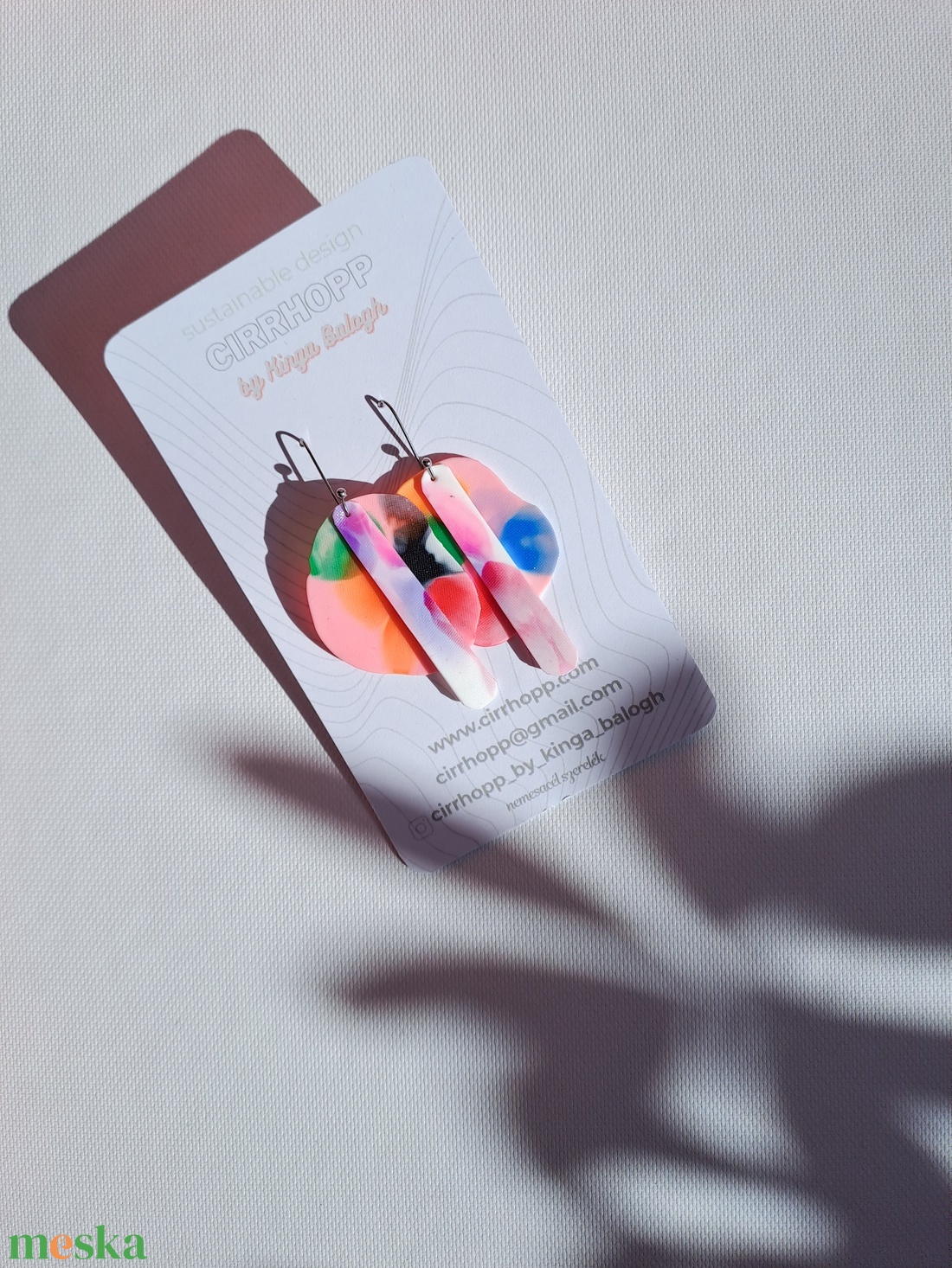 NEWFusion fülbevaló - fenntartható ékszer - ékszer - fülbevaló - lógó fülbevaló - Meska.hu