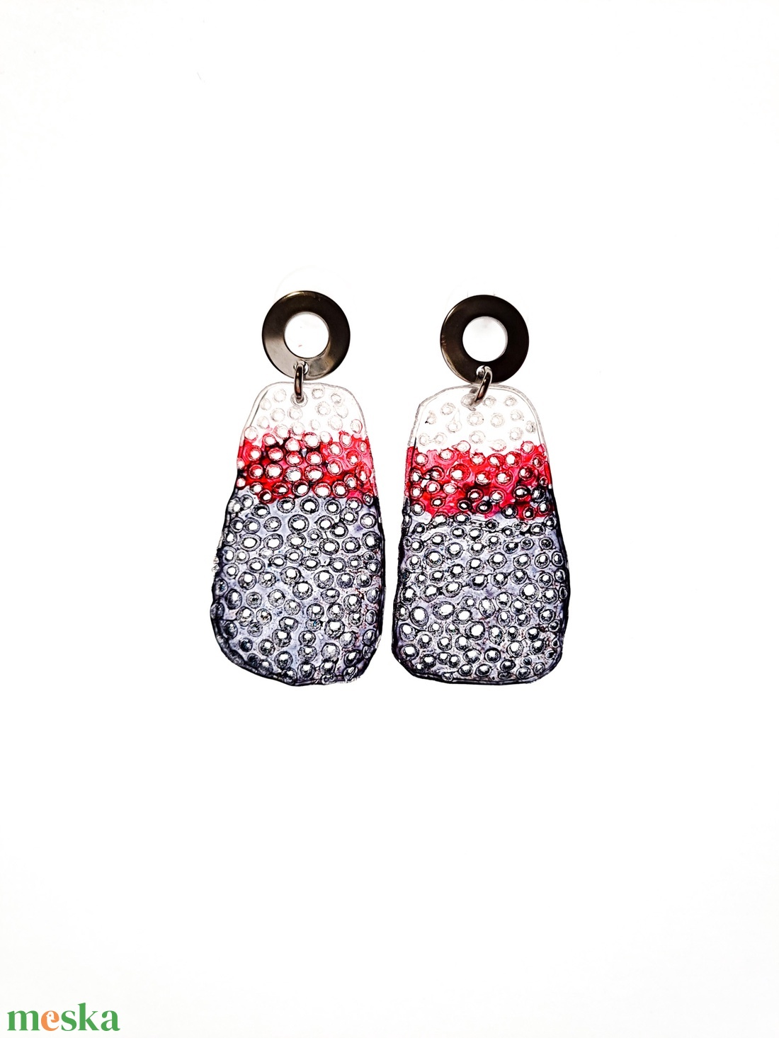 Plabodot fülbevaló - fenntartható ékszer - ékszer - fülbevaló - lógó fülbevaló - Meska.hu