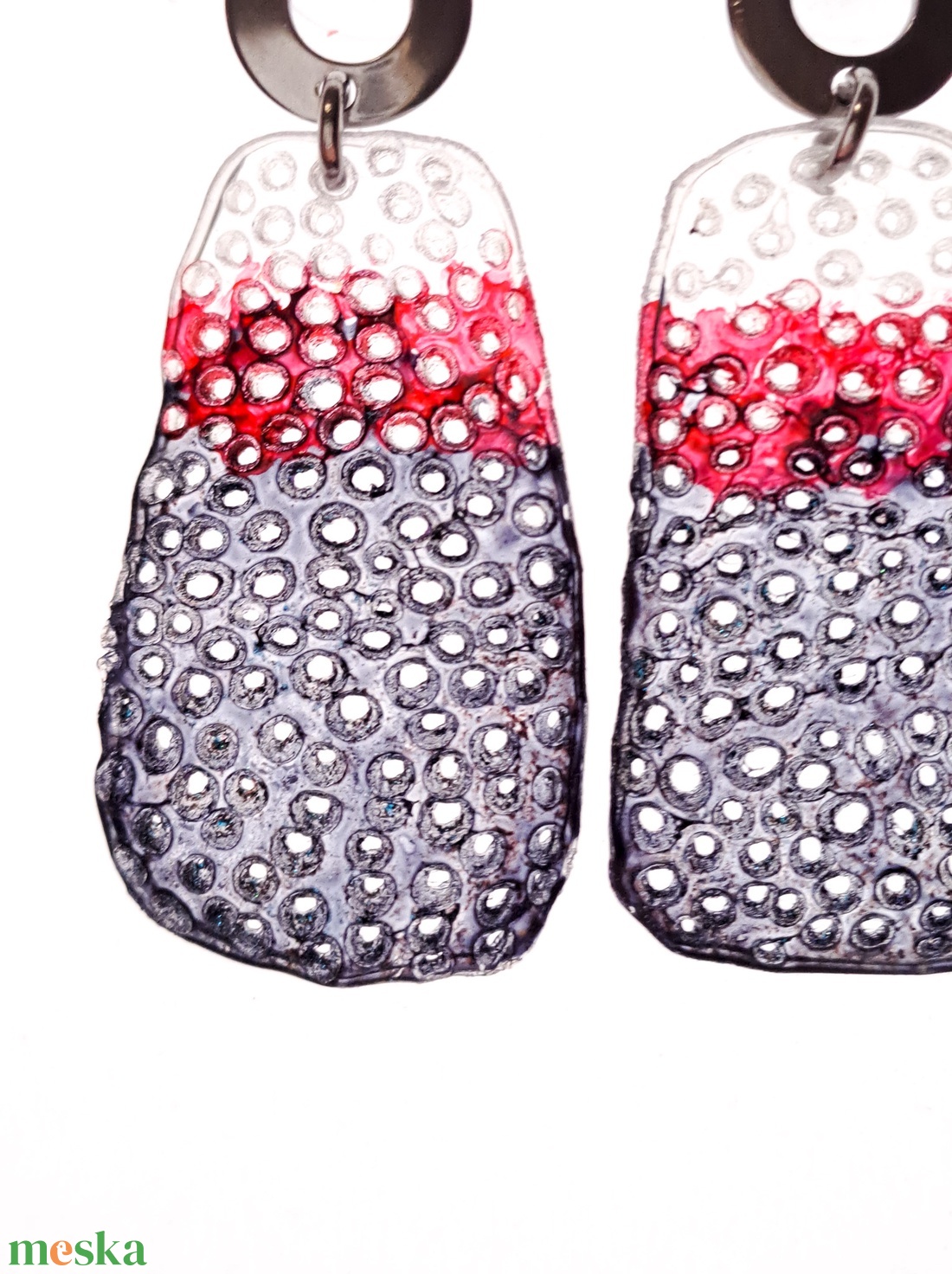 Plabodot fülbevaló - fenntartható ékszer - ékszer - fülbevaló - lógó fülbevaló - Meska.hu