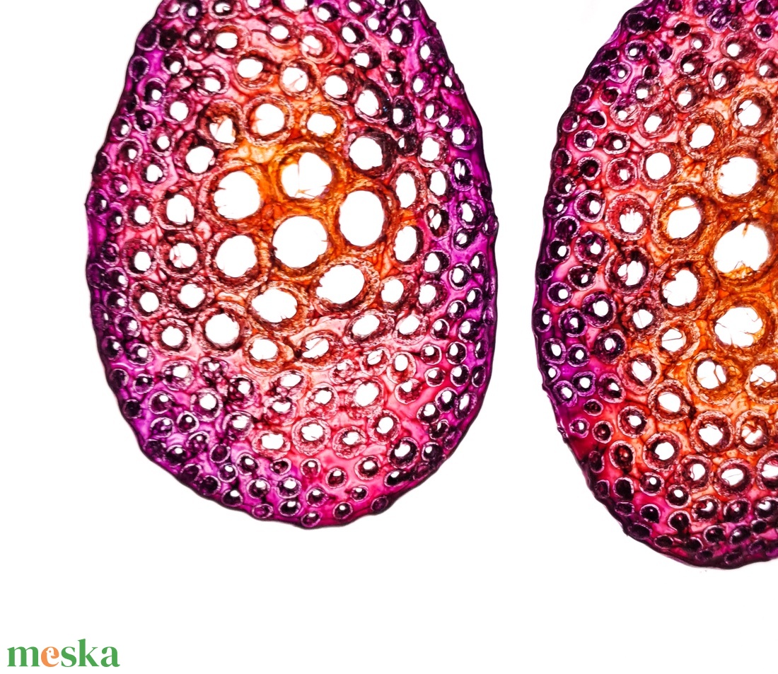 Plabodot fülbevaló - fenntartható ékszer - ékszer - fülbevaló - lógó fülbevaló - Meska.hu