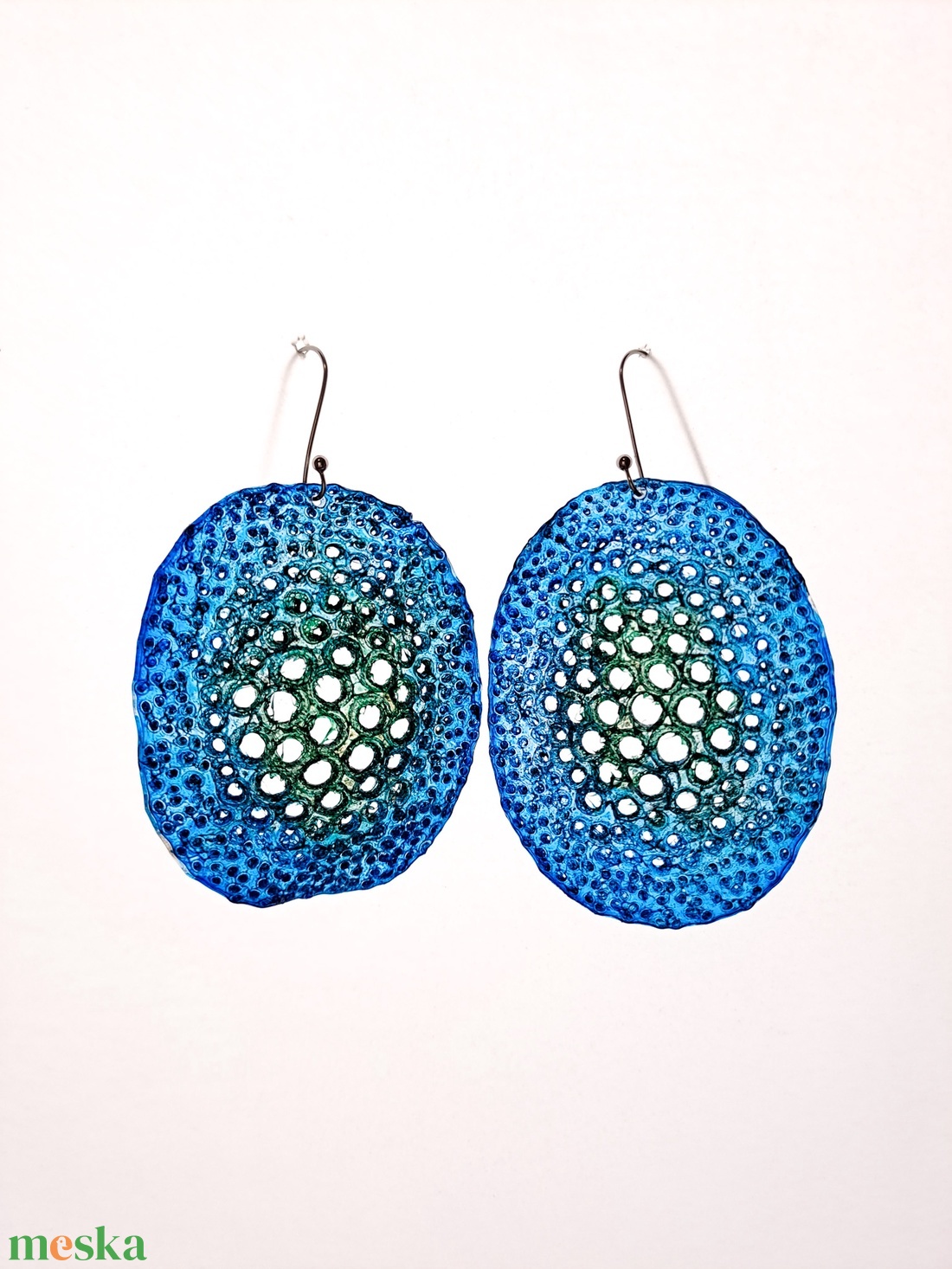 Plabodot fülbevaló - fenntartható ékszer - ékszer - fülbevaló - lógó fülbevaló - Meska.hu