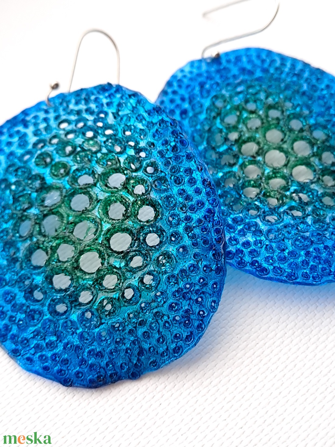 Plabodot fülbevaló - fenntartható ékszer - ékszer - fülbevaló - lógó fülbevaló - Meska.hu