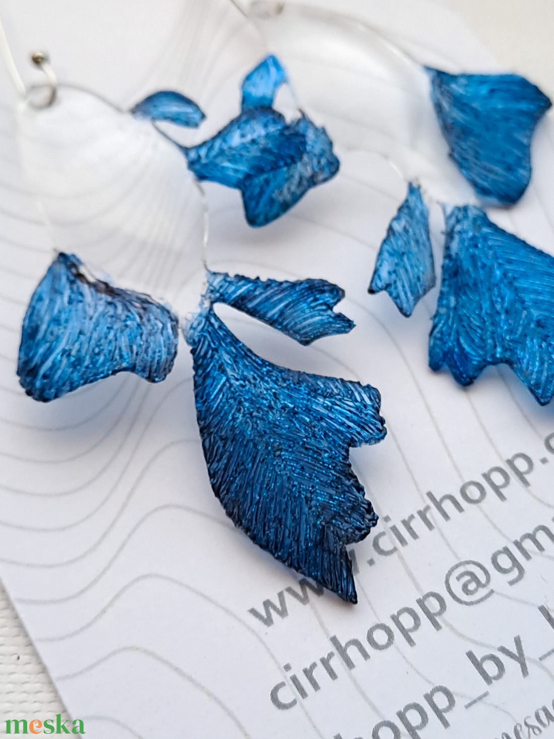 Goldfish fülbevaló - fenntartható ékszer - ékszer - fülbevaló - lógó fülbevaló - Meska.hu