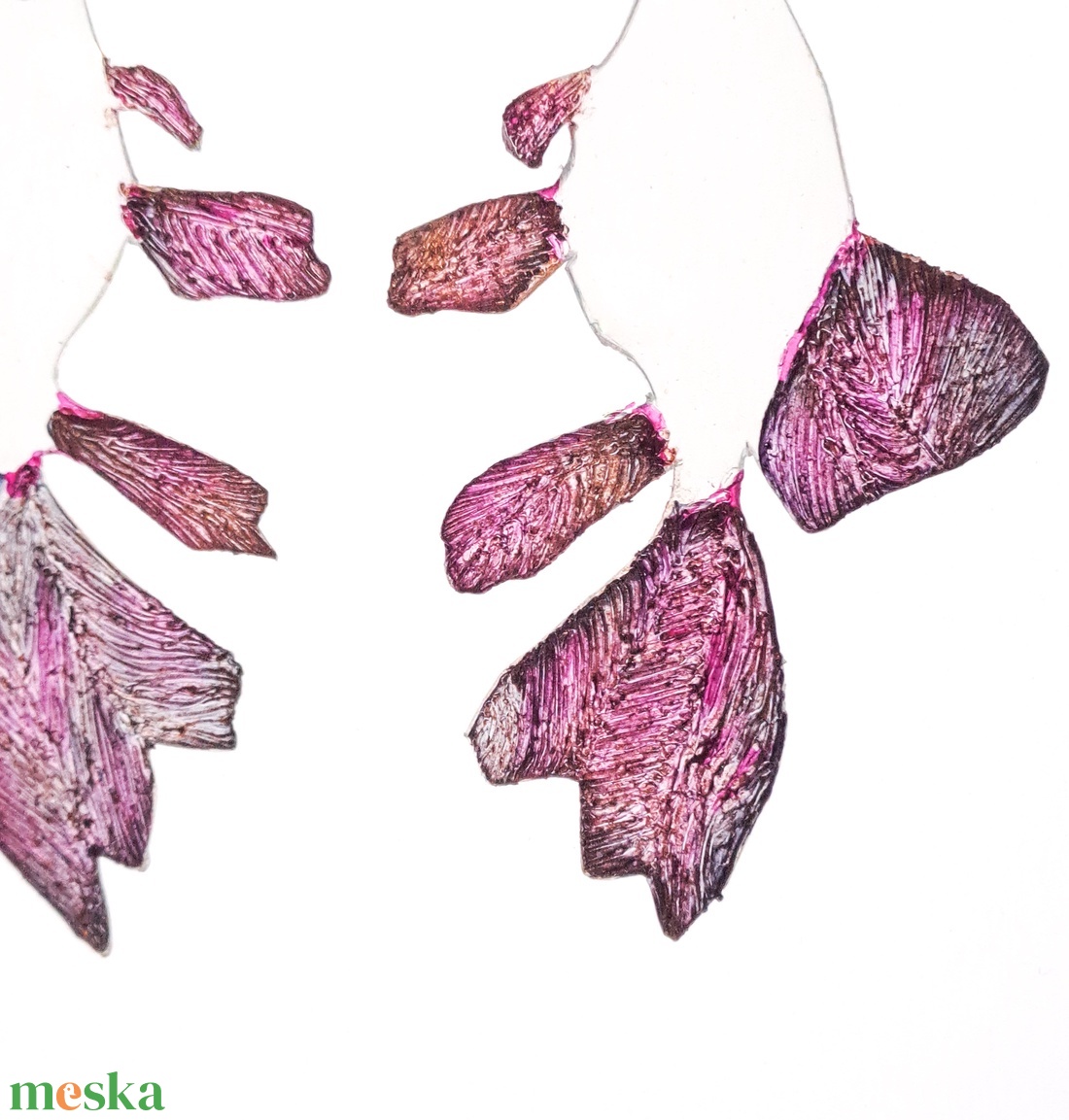 Goldfish fülbevaló - fenntartható ékszer - ékszer - fülbevaló - lógó fülbevaló - Meska.hu