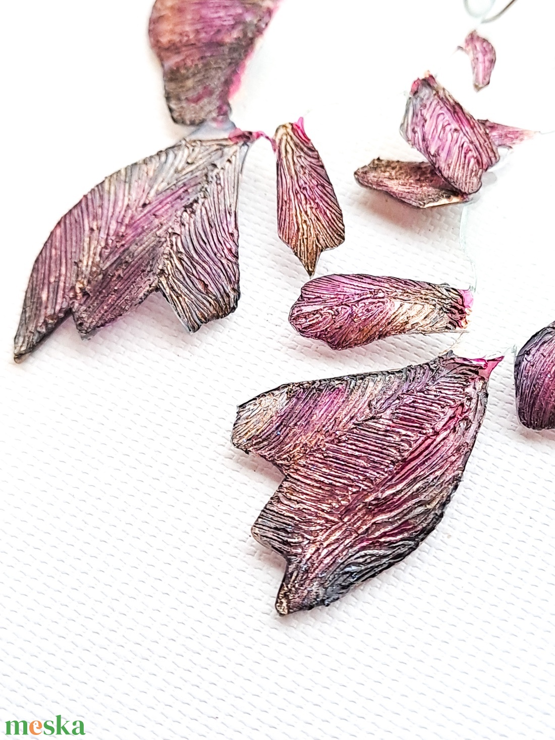 Goldfish fülbevaló - fenntartható ékszer - ékszer - fülbevaló - lógó fülbevaló - Meska.hu