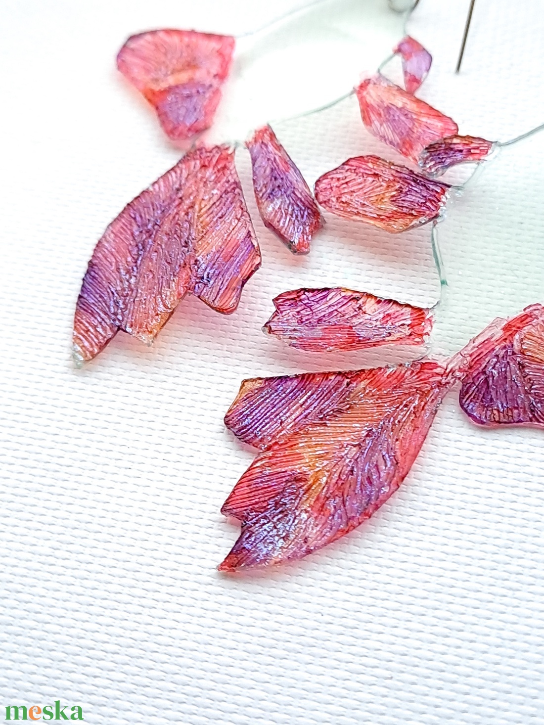 Goldfish fülbevaló - fenntartható ékszer - ékszer - fülbevaló - lógó fülbevaló - Meska.hu