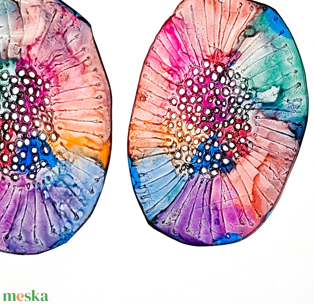 Plabodot fülbevaló - fenntartható ékszer - ékszer - fülbevaló - lógó fülbevaló - Meska.hu