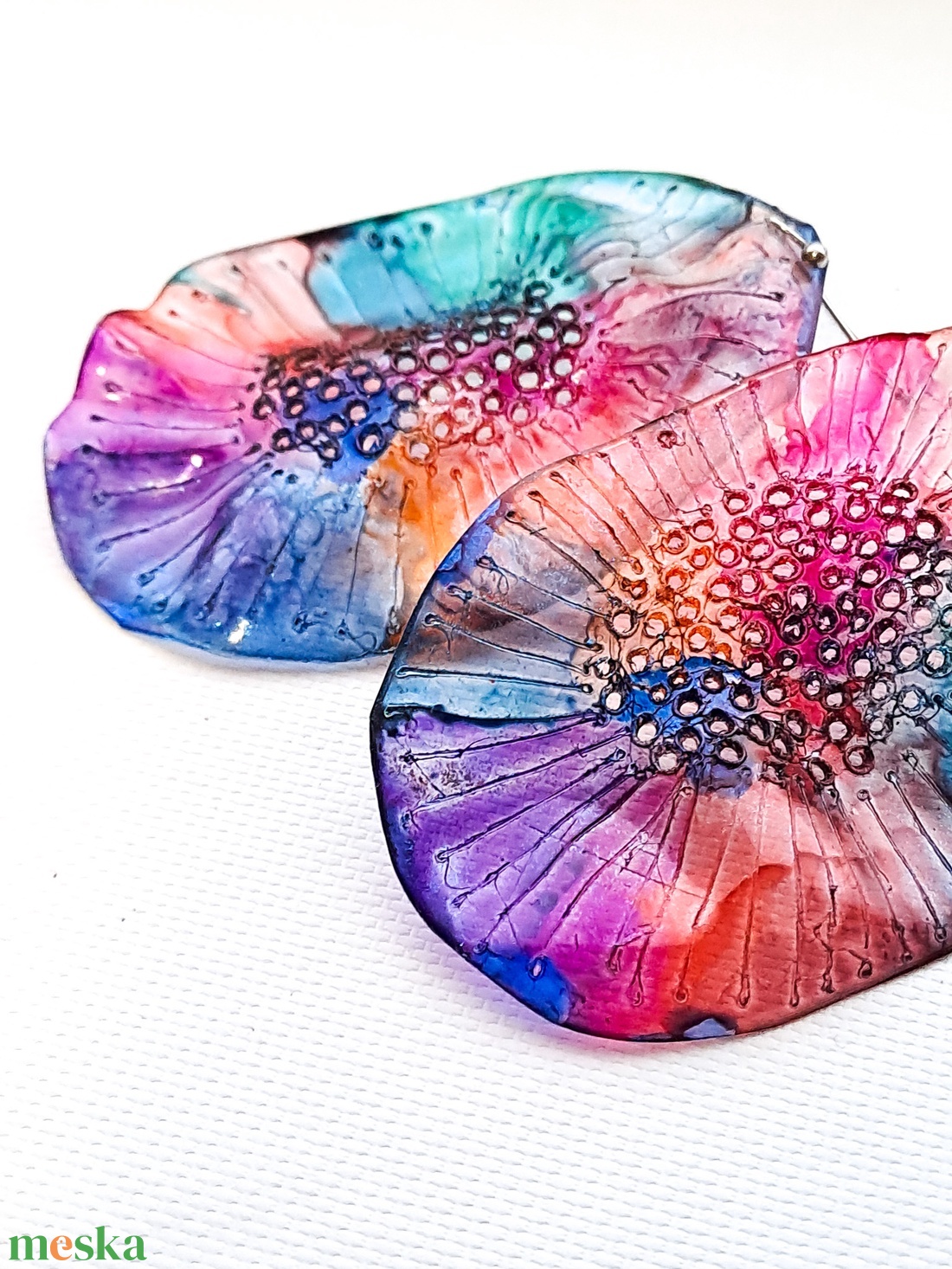 Plabodot fülbevaló - fenntartható ékszer - ékszer - fülbevaló - lógó fülbevaló - Meska.hu