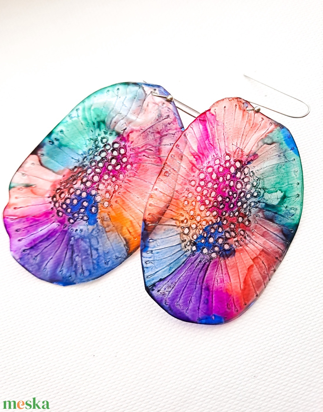 Plabodot fülbevaló - fenntartható ékszer - ékszer - fülbevaló - lógó fülbevaló - Meska.hu