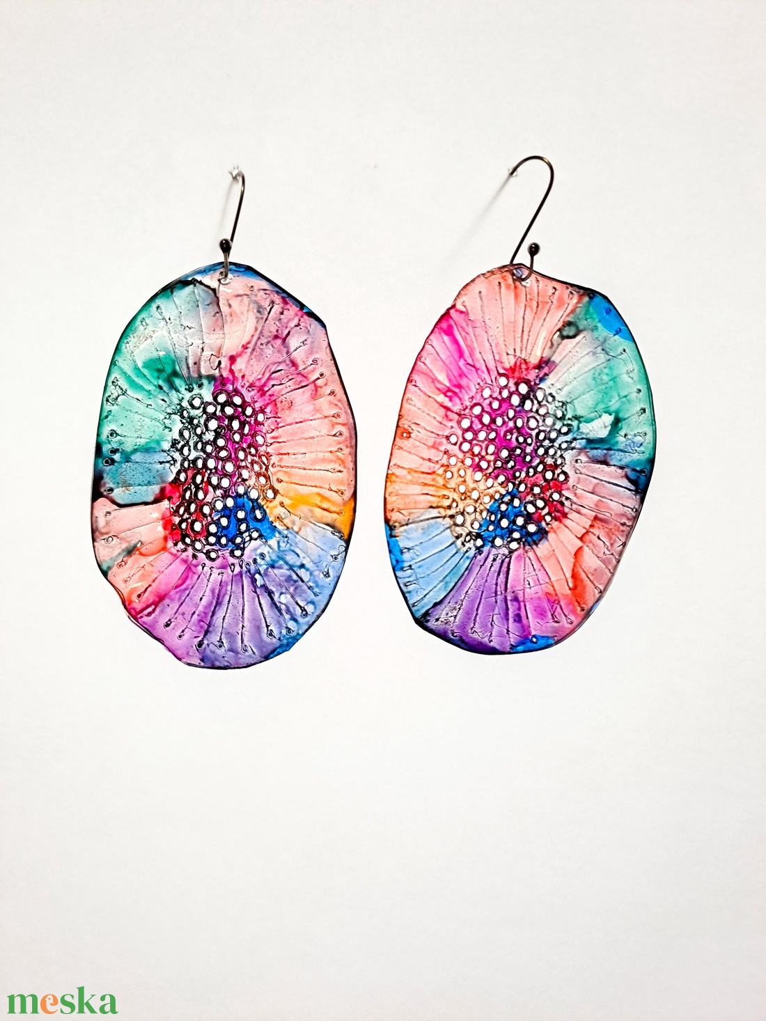 Plabodot fülbevaló - fenntartható ékszer - ékszer - fülbevaló - lógó fülbevaló - Meska.hu