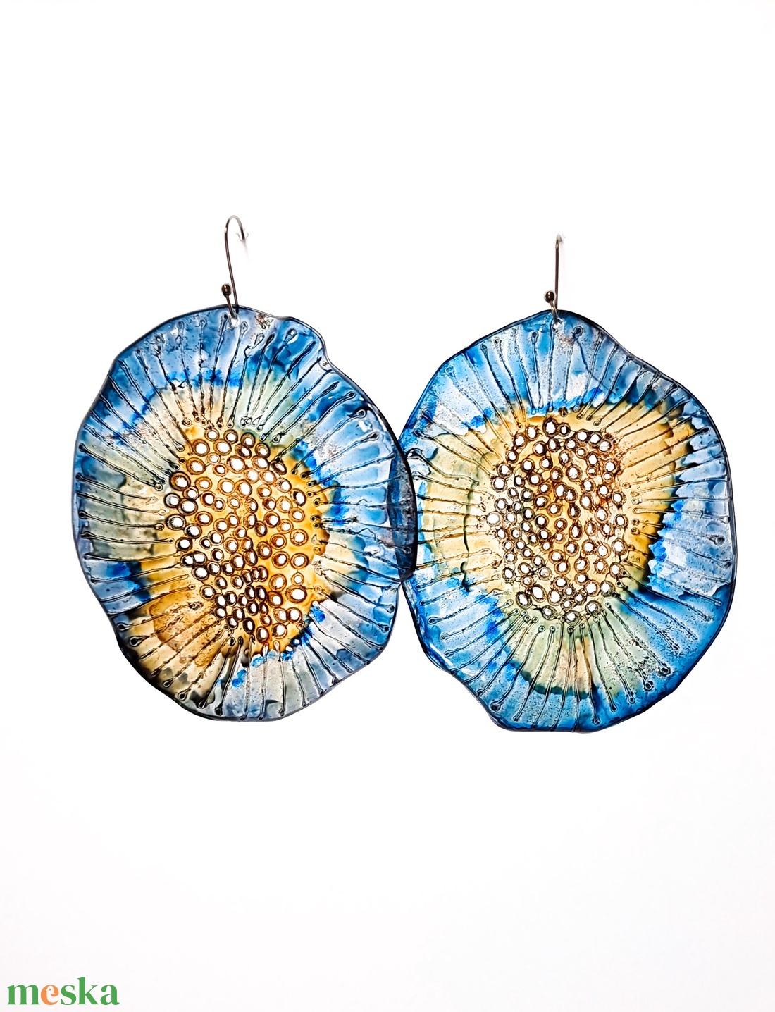 Plabodot fülbevaló - fenntartható ékszer - ékszer - fülbevaló - lógó fülbevaló - Meska.hu