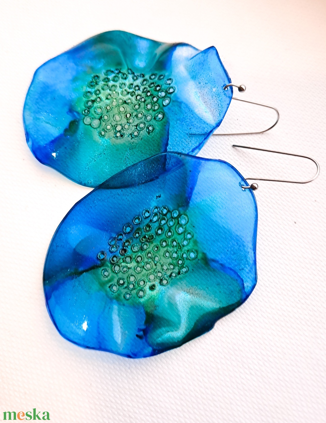 Plabodot fülbevaló - fenntartható ékszer - ékszer - fülbevaló - lógó fülbevaló - Meska.hu