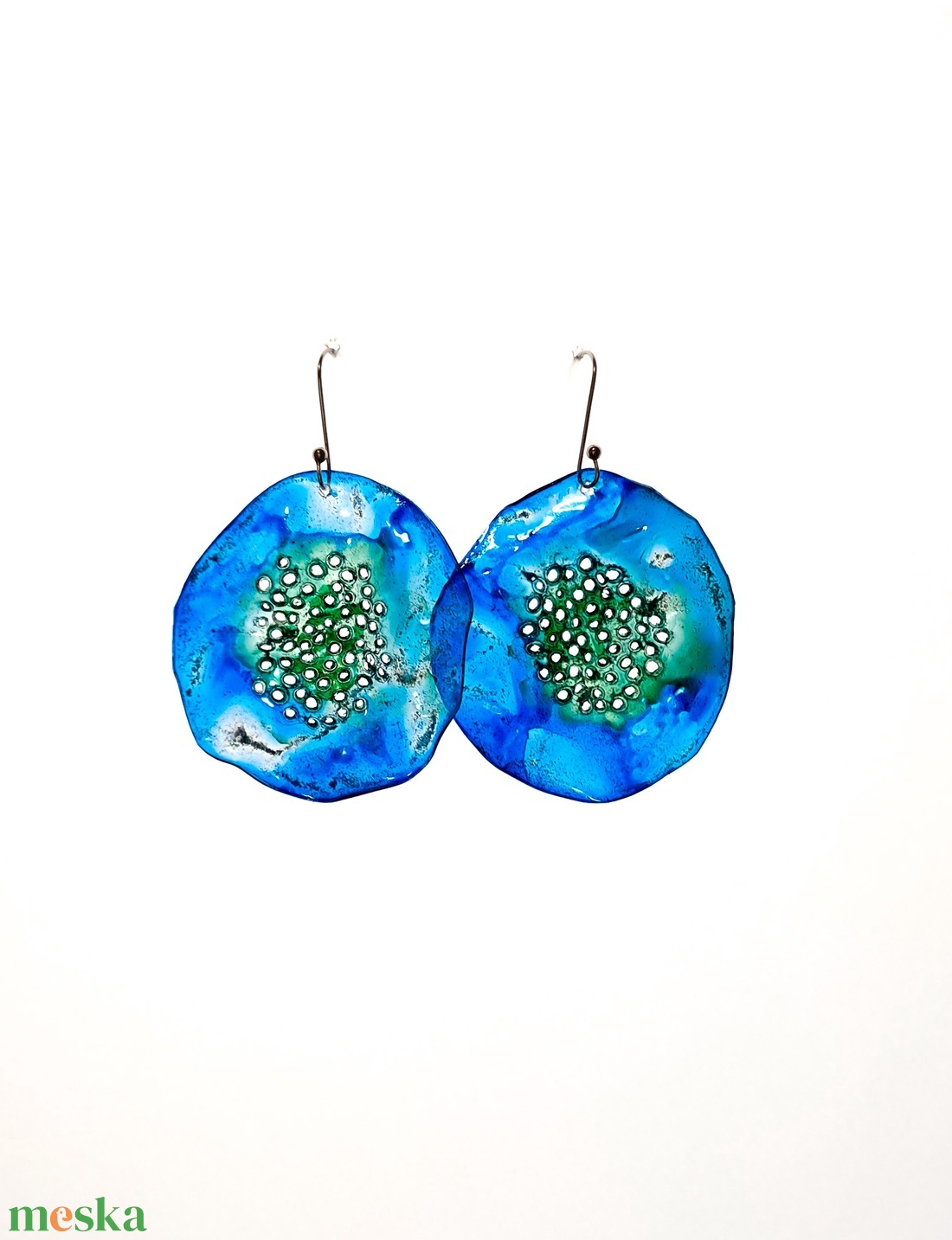 Plabodot fülbevaló - fenntartható ékszer - ékszer - fülbevaló - lógó fülbevaló - Meska.hu