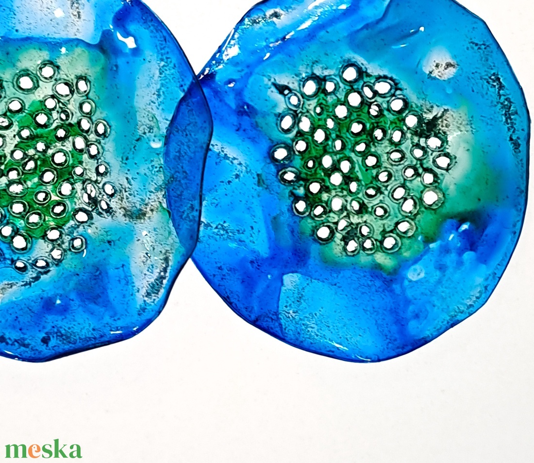 Plabodot fülbevaló - fenntartható ékszer - ékszer - fülbevaló - lógó fülbevaló - Meska.hu