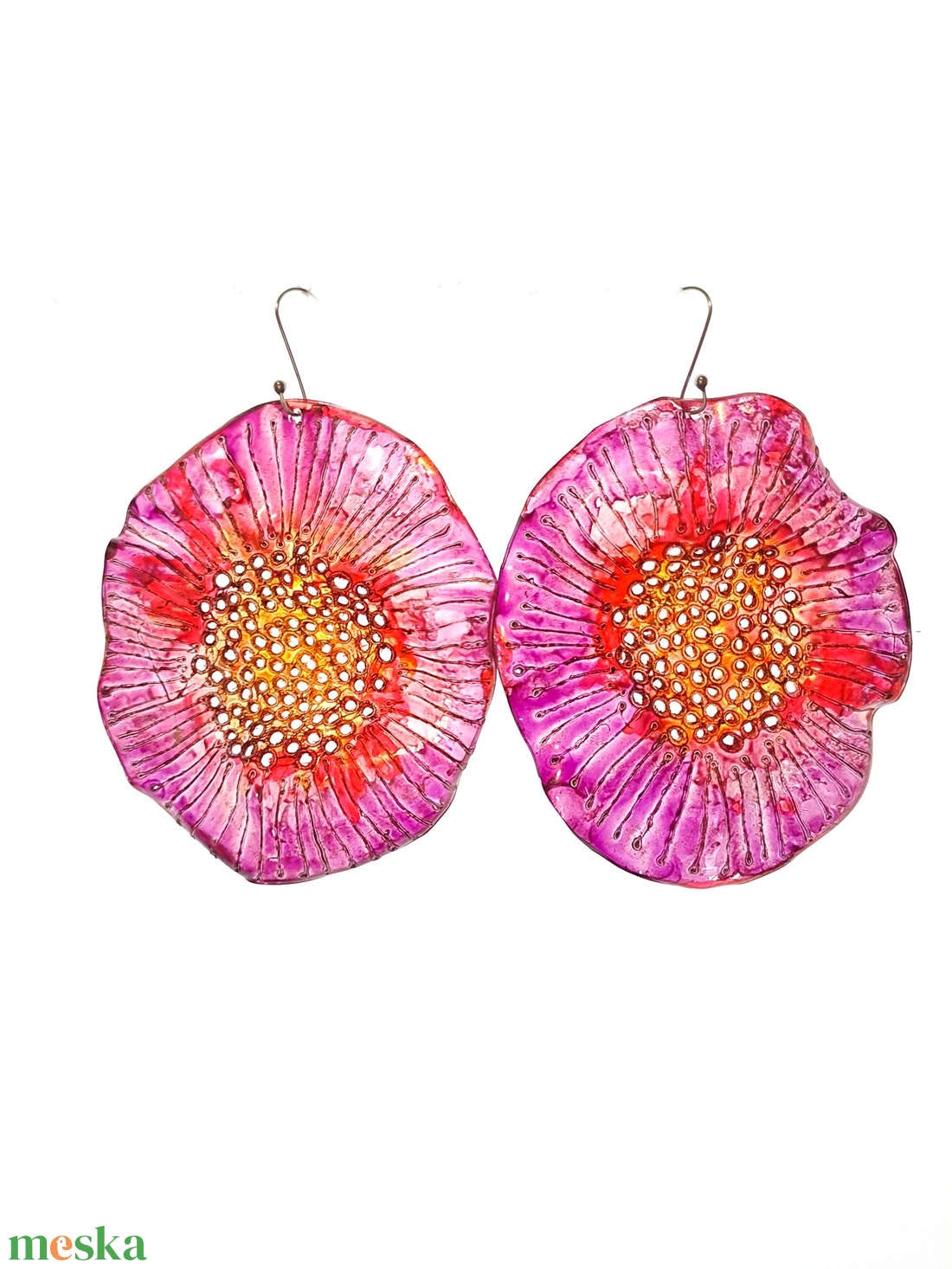 Plabodot fülbevaló - fenntartható ékszer - ékszer - fülbevaló - lógó fülbevaló - Meska.hu