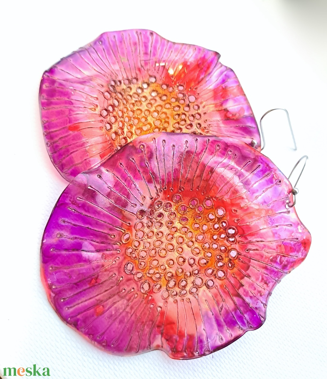 Plabodot fülbevaló - fenntartható ékszer - ékszer - fülbevaló - lógó fülbevaló - Meska.hu