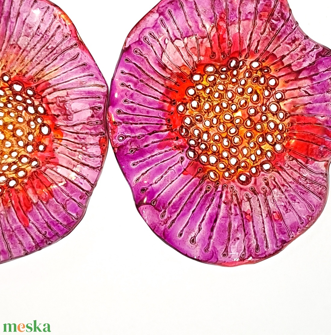 Plabodot fülbevaló - fenntartható ékszer - ékszer - fülbevaló - lógó fülbevaló - Meska.hu