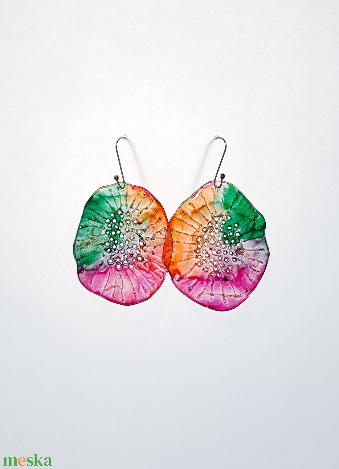 Plabodot fülbevaló - fenntartható ékszer - ékszer - fülbevaló - lógó fülbevaló - Meska.hu