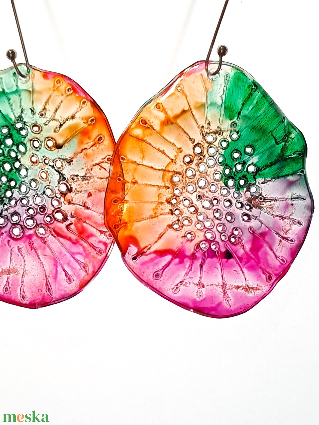 Plabodot fülbevaló - fenntartható ékszer - ékszer - fülbevaló - lógó fülbevaló - Meska.hu