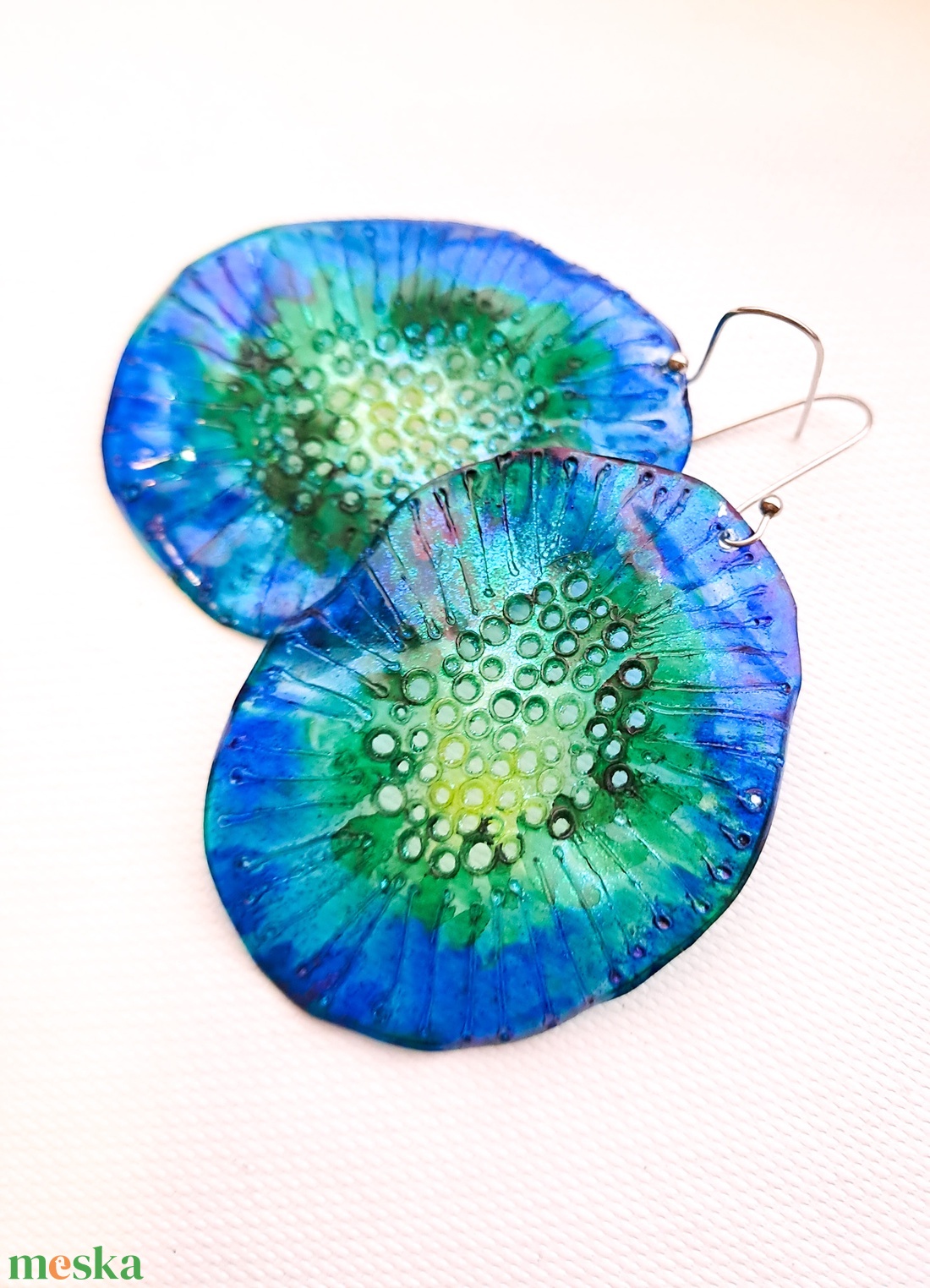 Plabodot fülbevaló - fenntartható ékszer - ékszer - fülbevaló - lógó fülbevaló - Meska.hu