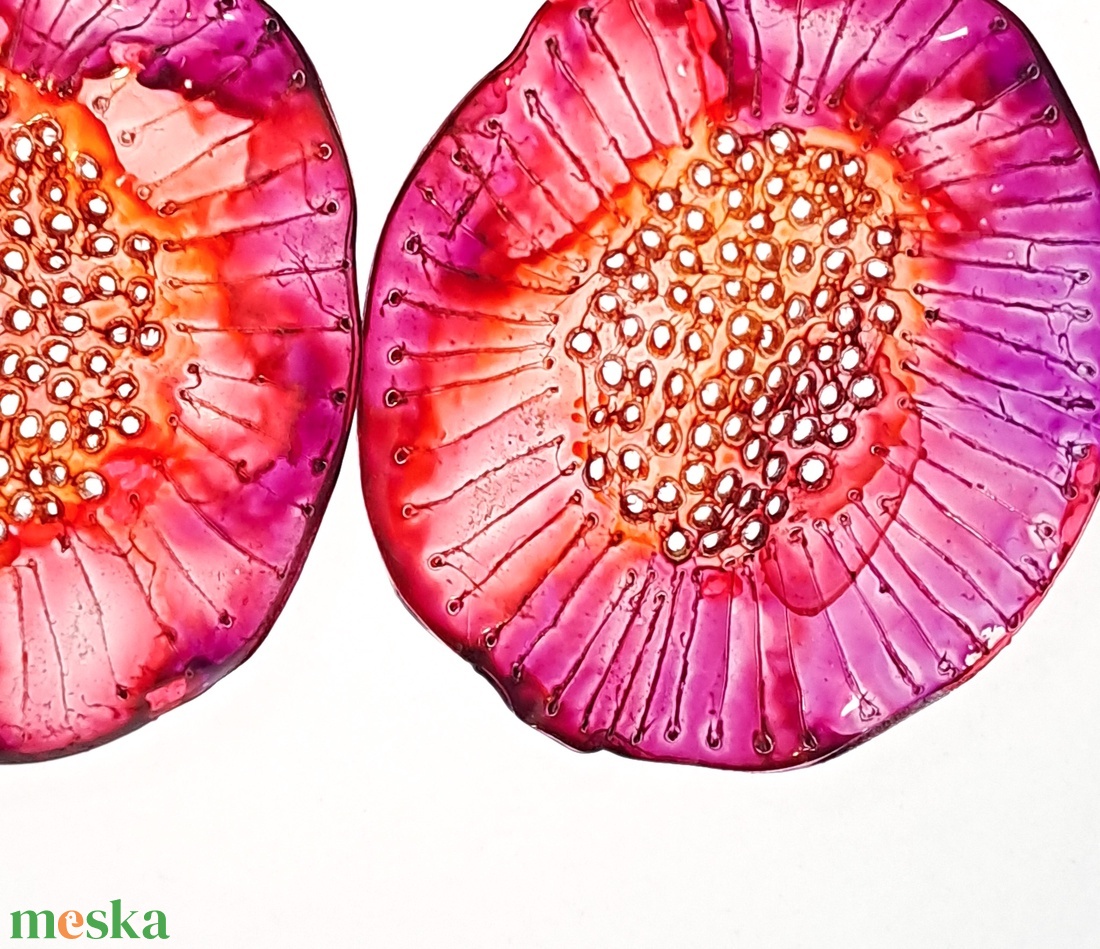 Plabodot fülbevaló - fenntartható ékszer - ékszer - fülbevaló - lógó fülbevaló - Meska.hu