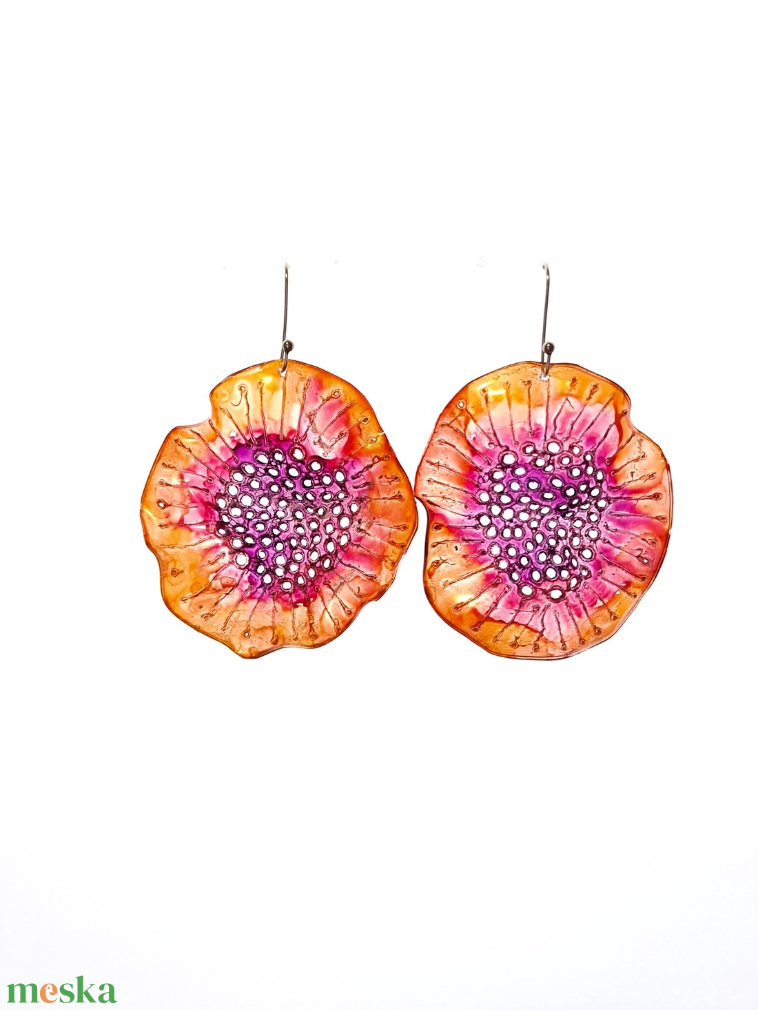 Plabodot fülbevaló - fenntartható ékszer - ékszer - fülbevaló - lógó fülbevaló - Meska.hu