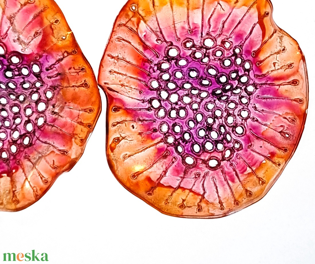 Plabodot fülbevaló - fenntartható ékszer - ékszer - fülbevaló - lógó fülbevaló - Meska.hu