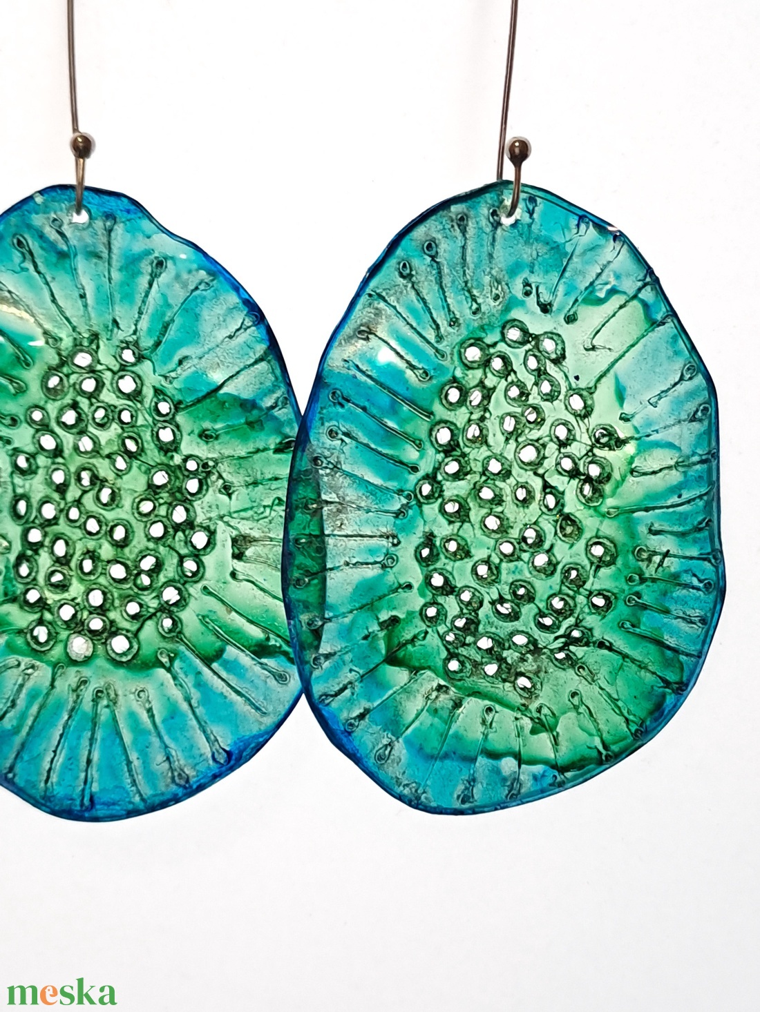 Plabodot fülbevaló - fenntartható ékszer - ékszer - fülbevaló - lógó fülbevaló - Meska.hu