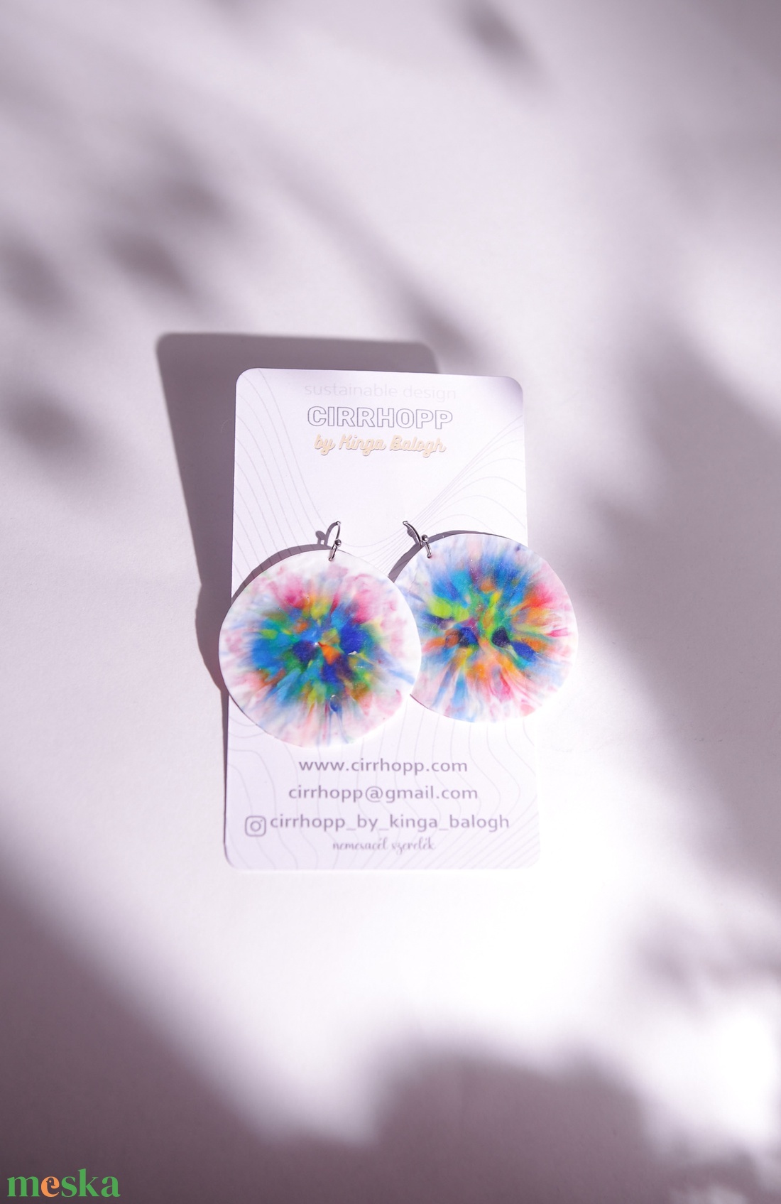 NEWFusion fülbevaló - fenntartható ékszer - ékszer - fülbevaló - lógó fülbevaló - Meska.hu