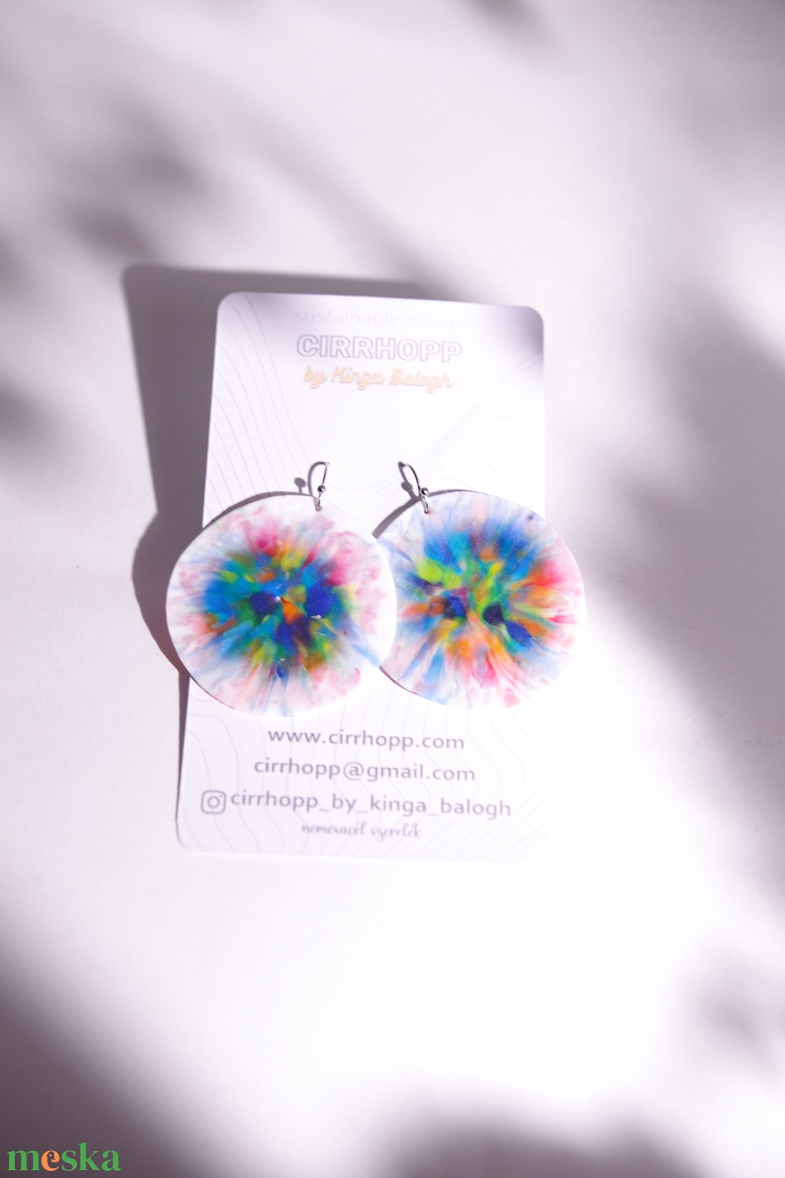 NEWFusion fülbevaló - fenntartható ékszer - ékszer - fülbevaló - lógó fülbevaló - Meska.hu