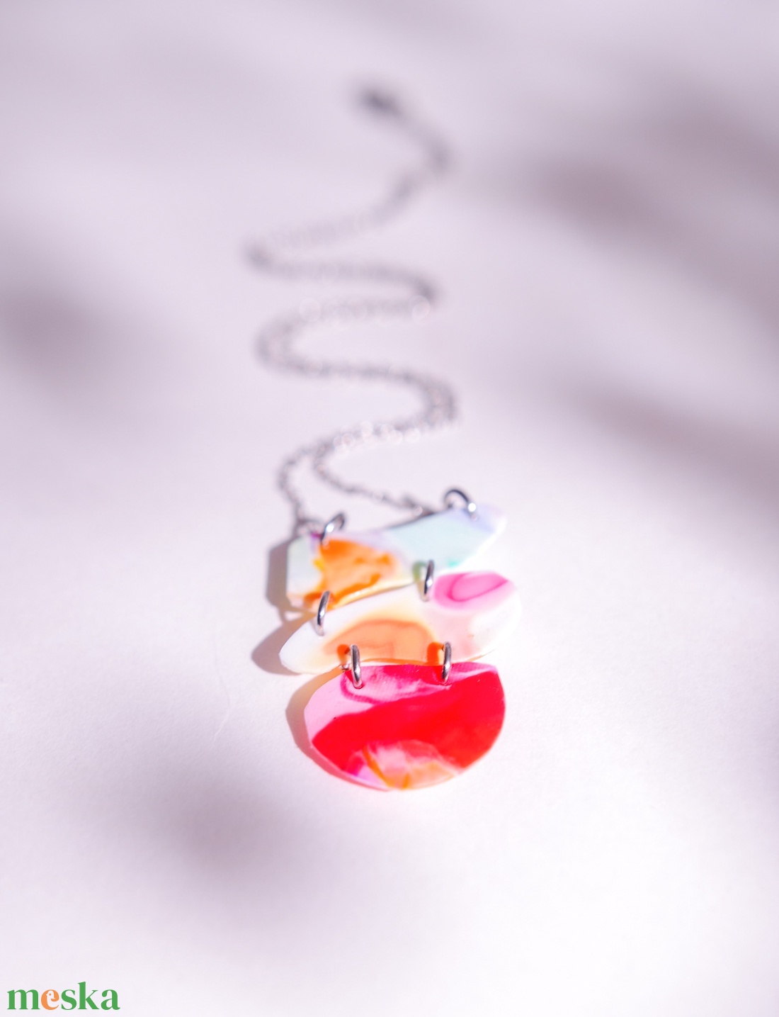 Fusion medálos nyaklánc - fenntartható ékszer - ékszer - nyaklánc - medálos nyaklánc - Meska.hu